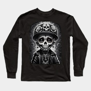 Spooky Kidz  - Dia De Los Muertos Long Sleeve T-Shirt